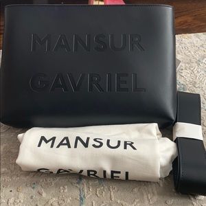 Mansur Gavriel logo shoulder bag